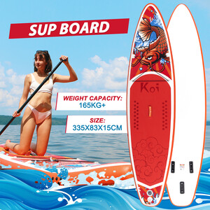 Aufblasbares Surf-Paddleboard 11' - Sup Koi Orange Farben - Luxemburg