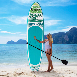 Aufblasbares Surf-Paddleboard 11' - Ozean Himmel Blau - Luxemburg