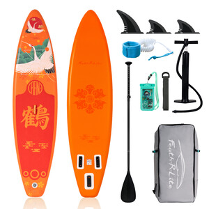 Aufblasbares Surf-Paddleboard 11' - Orange Farben Crane - Luxemburg