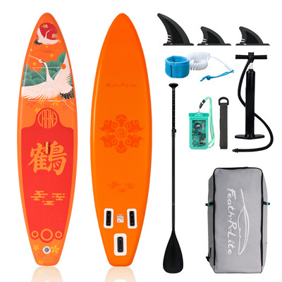 Aufblasbares Surf-Paddleboard 11' - Orange Farben Crane - Luxemburg